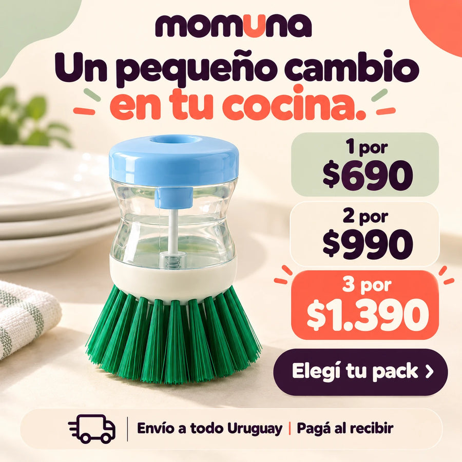 Packs de 1, 2 y 3 cepillos lavaplatos